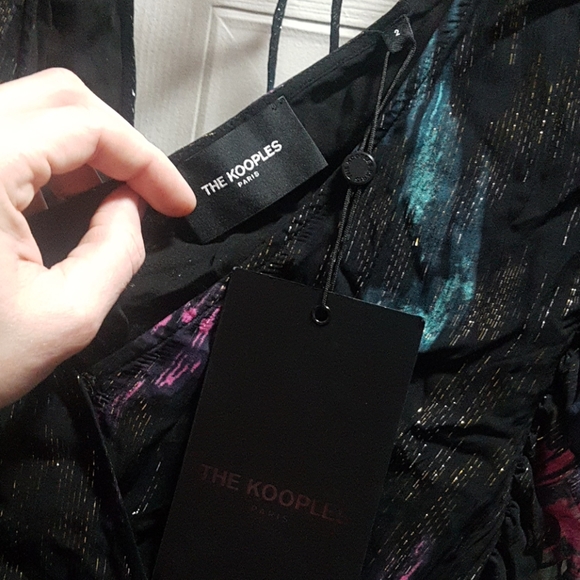 The Kooples Ikat-Print Mini Dress - Picture 2 of 7